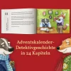 Detektivgeschichte Adventskalender für Kinder ab 8 Jahren, Adventskalenderbuch Krimi, A5, 56 Seiten, Recyclingpapier