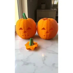 3D-gedruckte Halloween-Kürbisse aus PLA – Nachhaltige Jack-o’-Lantern-Deko
