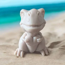 Die Dekorkerze Dino mit Herz / Dinosaurier Rex  - als Dekoration - für liebe Gäste - zum verschenken - Baby Geschenk -