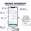 Digitales QrCode Sparbuch | Personalisiertes Geldgeschenk | Download | Verschiedene Motive