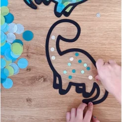 Dino Bastelset für Kinder – Kreativer Spaß mit vorgefertigten Materialien für einfache DIY-Dino