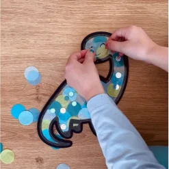 Dino Bastelset für Kinder – Kreativer Spaß mit vorgefertigten Materialien für einfache DIY-Dino