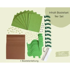 Dino Einladungskarte Bastelset | Dino Kindergeburtstag |  Dino Geburtstag | Dinosaurier