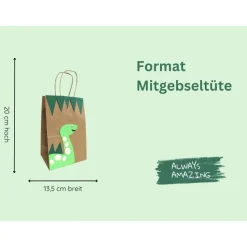 Dino Kindergeburtstag Bastelbox | Dino Girlande | Dino Deko Geburtstag | Dino Einladungskarten