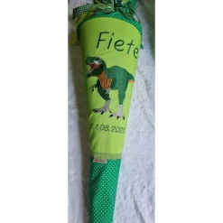 Dino Schultüte mit Namen Zuckertüte Einschulung