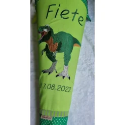 Dino Schultüte mit Namen Zuckertüte Einschulung
