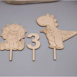 Dino-Party Cake Topper – Kindergeburtstag Dekoration, T-Rex Dinosaurier Kuchendeko