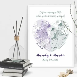 Distance means so little... - Kunstdruck