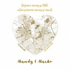 Distance means so little... - Kunstdruck