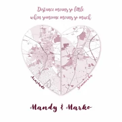 Distance means so little... - Kunstdruck