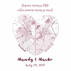 Distance means so little... - Kunstdruck