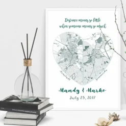 Distance means so little... - Kunstdruck