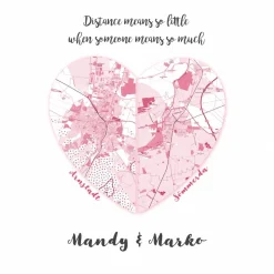 Distance means so little... - Kunstdruck