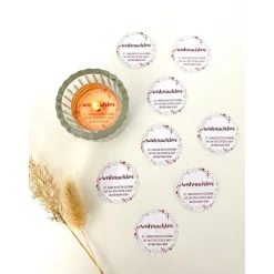 DIY 12 Teelicht Botschaften - Weihnachtszeit