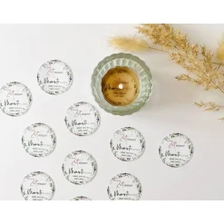 DIY 24 Teelicht Botschaften - Gastgeschenk