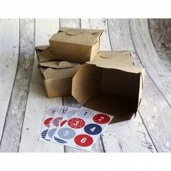 DIY Adventskalenderset, Foodboxen aus der Manufaktur Karla