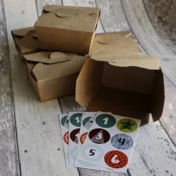 DIY Adventskalenderset, Foodboxen aus der Manufaktur Karla