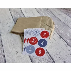 DIY Adventskalenderset Zahlen + Tüten