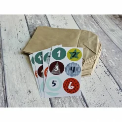 DIY Adventskalenderset Zahlen + Tüten