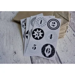 DIY Adventskalenderset Zahlen + Tüten