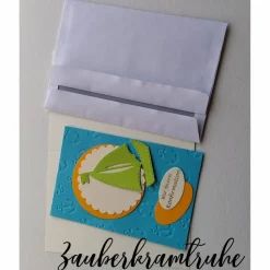 DIY Einladung zur Konfirmation mit Boot und Anker