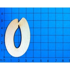 DIY Holz Großbuchstaben ABC 50mm bemalbar