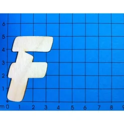 DIY Holz Großbuchstaben ABC 50mm bemalbar