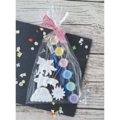 DIY-Set Dino ~ Goodie-Bag ~ Kindergeburtstag ~ Mitbringsel ~ Einschulung ~ Figuren zum bemalen ~ Acrylfarbe