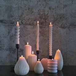 Donut Kerze I Regenbogenkerze I Säulenkerze I Stumpenkerze I Kerze aus Sojawachs I Home Decor I Handgefertigt