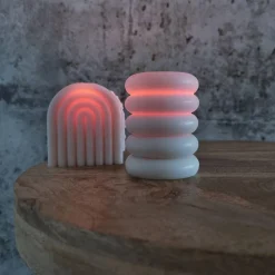 Donut Kerze I Regenbogenkerze I Säulenkerze I Stumpenkerze I Kerze aus Sojawachs I Home Decor I Handgefertigt