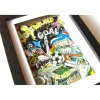 Dortmund Fussball Stadion 3D bild gerahmt Geschenk fussballfan verein fan wandbild