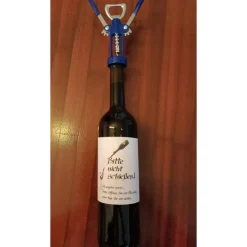 Download - DIY Geschenk - Etikett für Wein mit Korkenzieher (hier NUR Etikett-Download! zu kaufen)