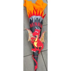Drachen Schultüte Zuckertüte als DIY Set oder in handarbeit hergestellt-personalisiert, individuell