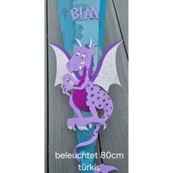 Drachen Schultüte Zuckertüte als DIY Set oder in handarbeit hergestellt-personalisiert, individuell