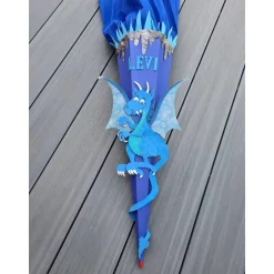 Drachen Schultüte Zuckertüte als DIY Set oder in handarbeit hergestellt-personalisiert, individuell
