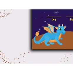 Drachen und Ritter Kindergeburtstags-Urkunde - Digitale PDF-Datei - Gastgeschenke Kindergeburtstag