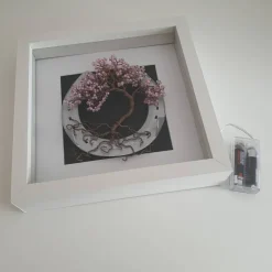 Drahtbaum als Kirschblütenbaum im Bonsai Look mit Hufeisen/ Geschenk zur Hochzeit, Geburt & Taufe/ Wunsch Anfertigung