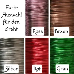 Drahtbaum im Bonsai Look mit Hufeisen/ Geschenk zur Hochzeit, Geburt & Taufe/ Erinnerungsbaum Wunsch Anfertigung