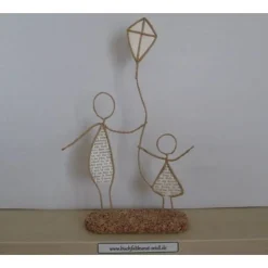 Drahtfiguren mit Drachen, als Geschenk oder Dekoration, z.B. als Herbstdekoration / Herbstdeko, ca. 20cm