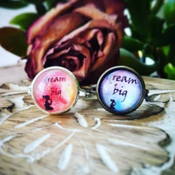 dream big Ohrringe und Ringe Cabochonschmuck verschiedene Fassungen Wünsche