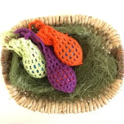 Drei Eierschleudern / Eiernetze / Ostereierschleudern /Ostereiernetze 100umwolle