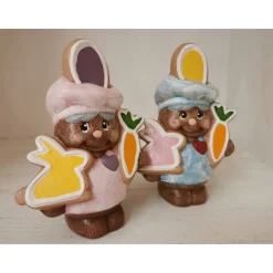 Drollige Osterlebkuchen Männchen aus Keramik