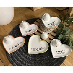 „Du bist unentBÄRlich“ Bärchen Herz Herzschale Schale Dekoration Raysin Geschenk Valentinstag Freundin Mama Muttertag