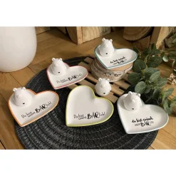 „Du bist unentBÄRlich“ Bärchen Herz Herzschale Schale Dekoration Raysin Geschenk Valentinstag Freundin Mama Muttertag