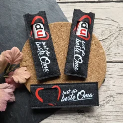 DU Geschenkverpackung mit Botschaft für Schokoriegel ~ Mitbringsel Muttertag ~ Oma