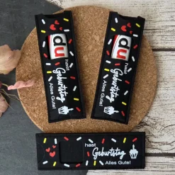 DU Geschenkverpackung mit Botschaft für Schokoriegel ~ Geburtstag ~ Mitbringsel