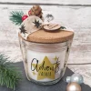 Duftkerze im Glas "Adventszauber" ~ Dekokerze Weihnachten ~ Kerze mit Deckel ~ Deko Geschenk