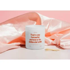 Duftkerze im Glas You are my favourite person, Rapswachs Kerze, Geschenk für beste freundin, Geburtstag Mitbringsel