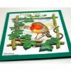 3-D-Weihnachtskarte mit #Vogel im #Efeu