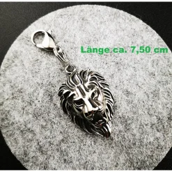 Edelstahl Anhänger Löwe für Charivari – Trachtenschmuck in verschiedenen Designs